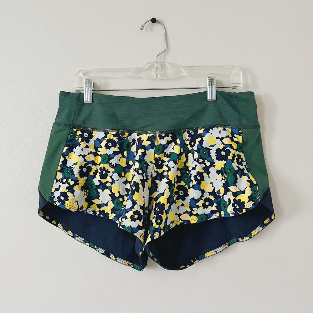 Outdoor Voices | Hudson Shorts| Mineral Blooms | Color: Blue/Green | Size: XL